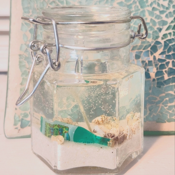 Ocean Beach Themed Gel Candles - Picture 2 of 8